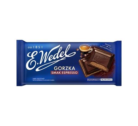 E. Wedel Horká čokoláda s náplňou espresso 100g