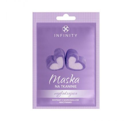 Infinity Marshmallow Vyhladzujúca pleťová maska na tkanine 1 ks