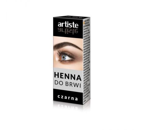 Artiste Henna farba na obočie čierna 9g