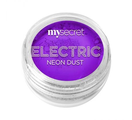 My Secret Electric Dust Sypký očný neónový tieň Grape 1g