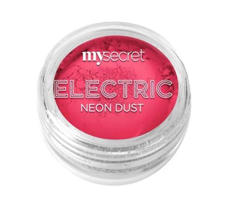 My Secret Electric Dust Sypký očný neónový tieň Raspberry 1g