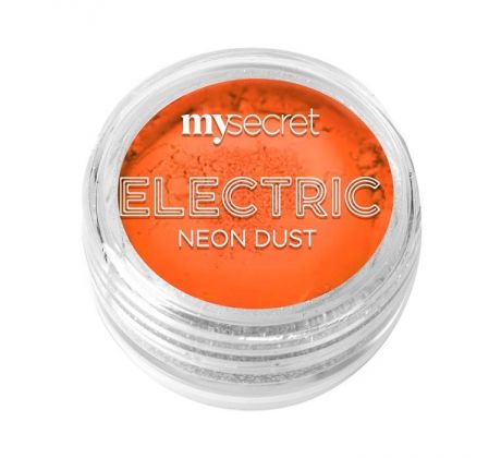 My Secret Electric Dust Sypký očný neónový tieň Tangerine 1g