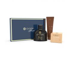 Chogan 001 parfum pánsky 100 ml + telový balzam 001 150 ml + Aurodhea Anti-age pleťový krém 50 ml darčeková sada