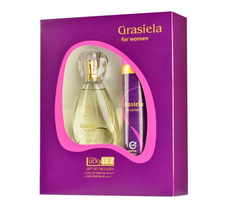 Lucky set Grasiela EDP 50 ml + deospray 85 ml darčeková sada