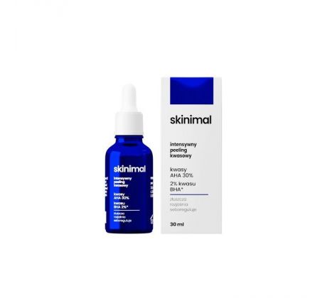 Skinimal Kyselinový pleťový peeling AHA 30% BHA 2% 30 ml