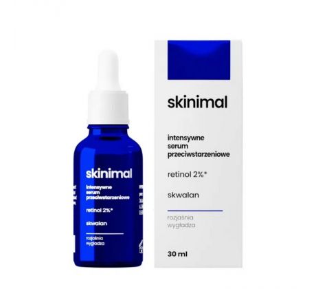 Skinimal Pleťové anti-age sérum s 2% retinolu a skvalánom 30 ml